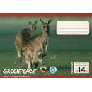 Notenheft Greenpeace 8 Blatt DIN A5 quer
