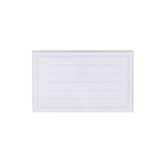Namensschild 91x57mm mit Clip und Nadel