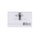 Namensschild 91x57mm mit Clip und Nadel