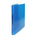 Ringbuch PP, transparent blau 15mm