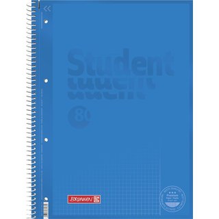 Collegeblock Premium Student Colour Code kar., weier Rand Lin. 26 azur