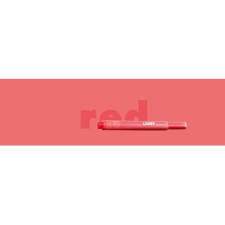 Lamy Groraum-Tintenpatrone T10 5 St. rot