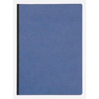Notizbuch AgeBag A5 Leinen blanko blau