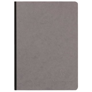Notizbuch AgeBag A5 Leinen dotted grau