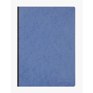 Notizbuch AgeBag A4 Leinen liniert blau