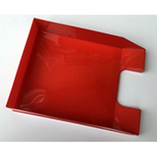 Ablagekorb aus Polystyrol rot