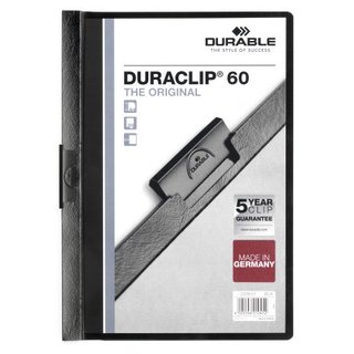 Duraclip 60 Blatt schwarz