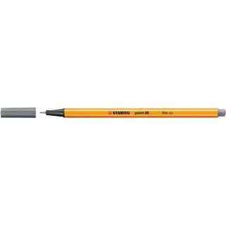 Fineliner Stabilo Point 88/96 dunkelgrau