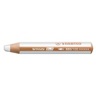Buntstift Stabilo woody 3in 1 wei 880/100