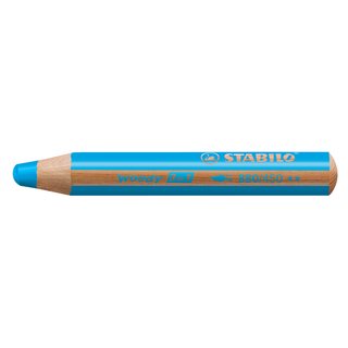 Buntstift Stabilo woody 3in 1 cyanblau 880/450