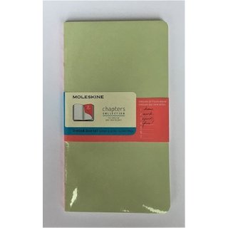 Moleskine Notizheft chapters slim large dotted hellgrn