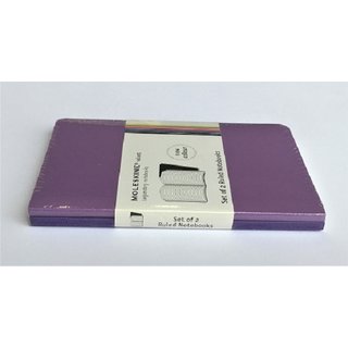 Moleskine Volant Notizhefte 2er-Set pocket liniert violett