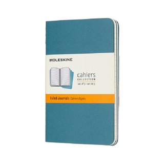Moleskine Cahier Notizhefte 3er-Set X-large liniert lebhaftes blau