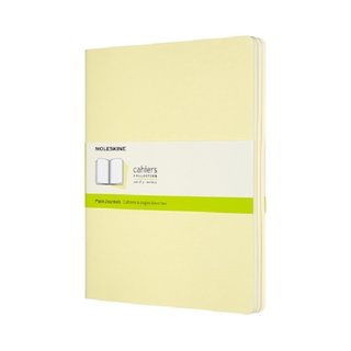 Moleskine Cahier Notizhefte 3er-Set X-large blanko sanftgelb