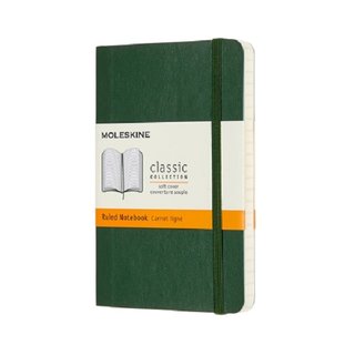 Moleskine Notizbuch Softcover pocket liniert myrtengrn
