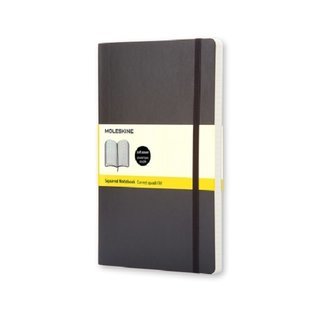 Moleskine Notizbuch Softcover pocket kariert schwarz