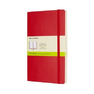 Moleskine Notizbuch Softcover large blanko scharlachrot