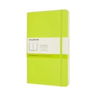 Moleskine Notizbuch Softcover large blanko limettengrn