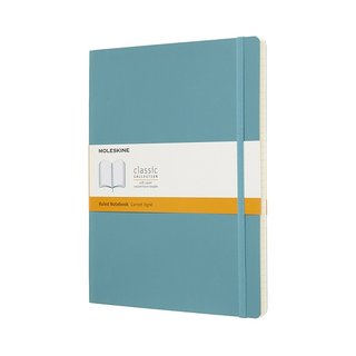 Moleskine Notizbuch Softcover X-large liniert riffblau