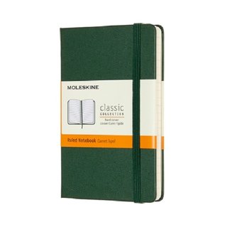 Moleskine Notizbuch Hardcover pocket liniert myrtengrn
