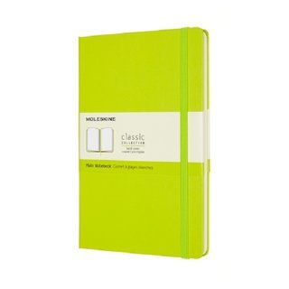 Moleskine Notizbuch Hardcover large blanko limettengrn