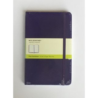 Moleskine Notizbuch Hardcover large blanko violett