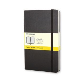 Moleskine Notizbuch Hardcover large kariert schwarz