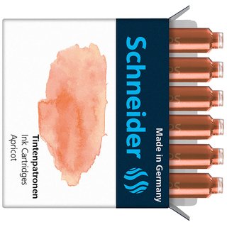 Schneider Tintenpatronen Standard Pastell, 6 Stck Apricot