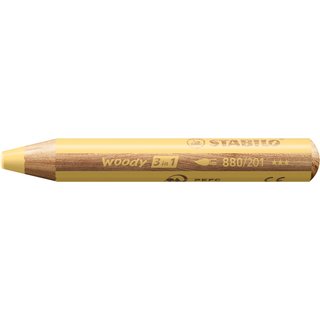 Buntstift Stabilo woody 3in 1 pastell gelb 880/201