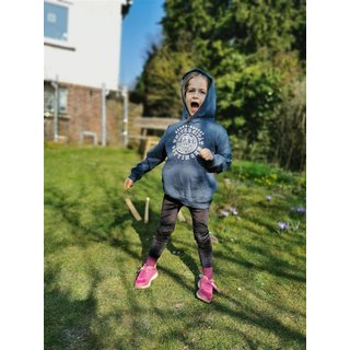 AWDis Kids Hoodie airforce blue 3/4 (XS)