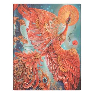 paperblanks Glcksvgel Feuervogel Flexi Ultra blanko