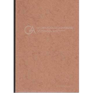 Notizbuch AgeBag A4 Leinen mit Uni-Logo liniert tabak