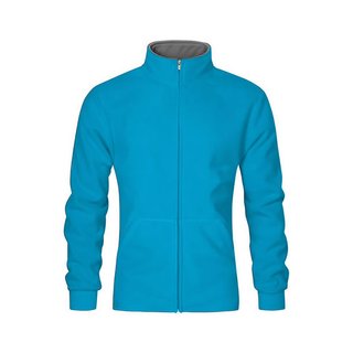 Mens Double Fleece Jacket turquoise XL