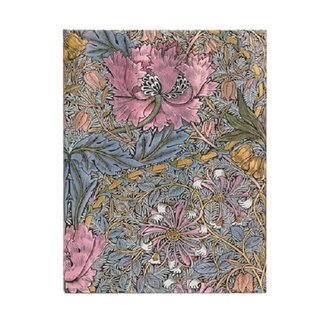 paperblanks William Morris Heckenkirsche in Pink Ultra liniert