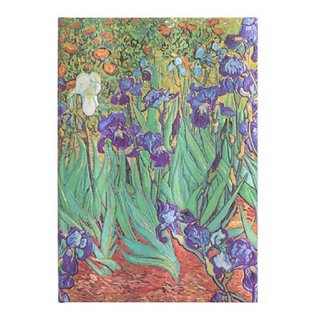 paperblanks Van Goghs Schwertlilien Midi liniert
