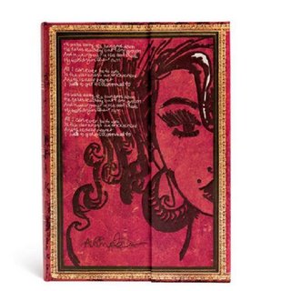 paperblanks Faszinierende Handschriften Amy Winehouse, Tears Dry Midi liniert