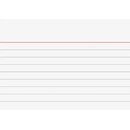Karteikarten Brunnen DIN A7 100 Stck liniert wei