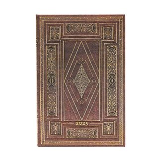 paperblanks 12-Monatskalender 2025 horizontaler Wochenberblick Mini First Folio