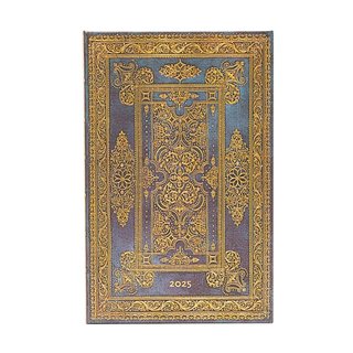 paperblanks 12-Monatskalender 2025 verso Wochenberblick Maxi Blue Luxe