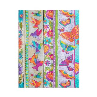 paperblanks Laurel-Burch-Kollektion Kolibri und Schmetterlinge Ultra liniert