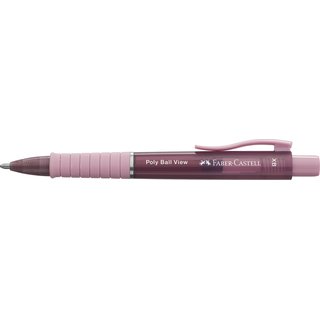 Kugelschreiber Faber-Castell Poly Ball View rose shadow