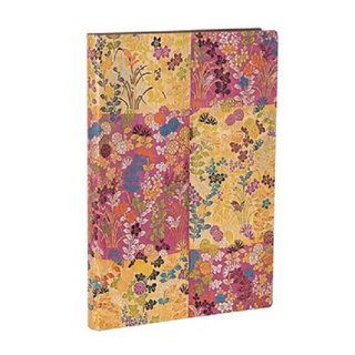 paperblanks Japanische Kimonos Kara-ori Pink Flexi Midi liniert