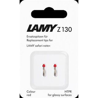 Lamy 2 Ersatzspitzen Safari note+ red