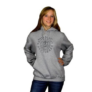 Hooded Sweat Shirt (B&C) heather grey XXS