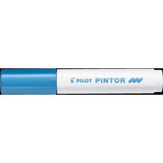 Pilot Pintor Kreativmarker Metallic Blau M