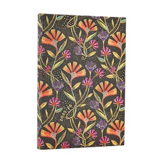 paperblanks 18-Monatskalender 2025-2026 horizontaler Wochenberblick Mini Wildblumen