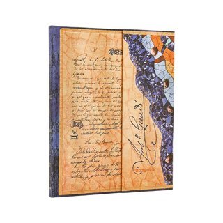 paperblanks 18-Monatskalender 2025-2026 vertikaler Wochenberblick Ultras Gaudi, Manuskript von Reus