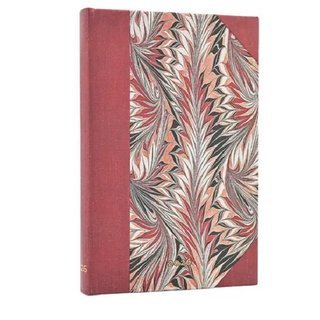 paperblanks 12-Monatskalender 2026 horizontaler Wochenberblick Mini Rubedo