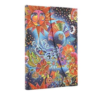 paperblanks 12-Monatskalender 2026 vertikaler Wochenberblick Mini Himmlische Magie