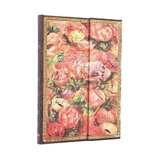 paperblanks 12-Monatskalender 2026 vertikaler Wochenberblick Midi Renoir, Brief an Morisot (1892)